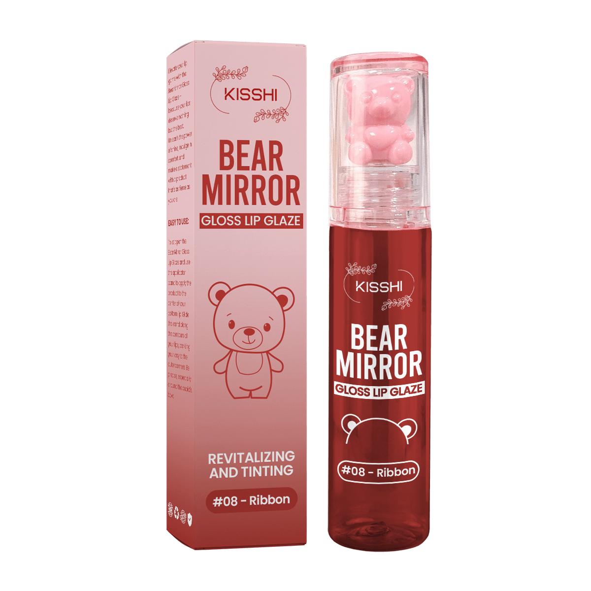 KISSHI™ Bear Mirror Gloss Lip Glaze
