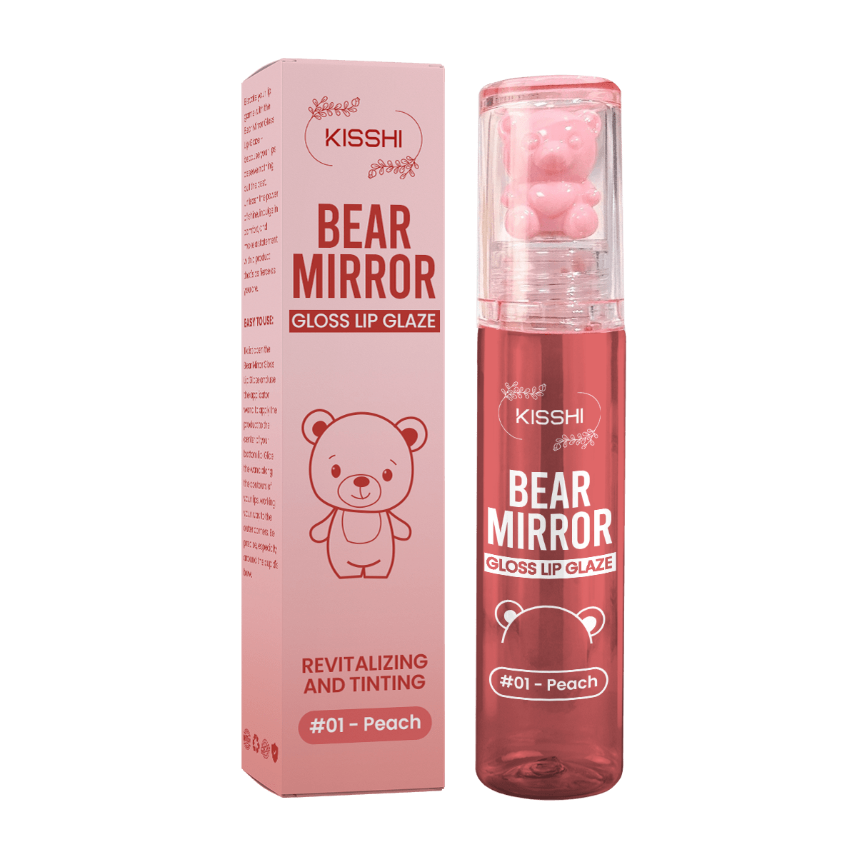 KISSHI™ Bear Mirror Gloss Lip Glaze