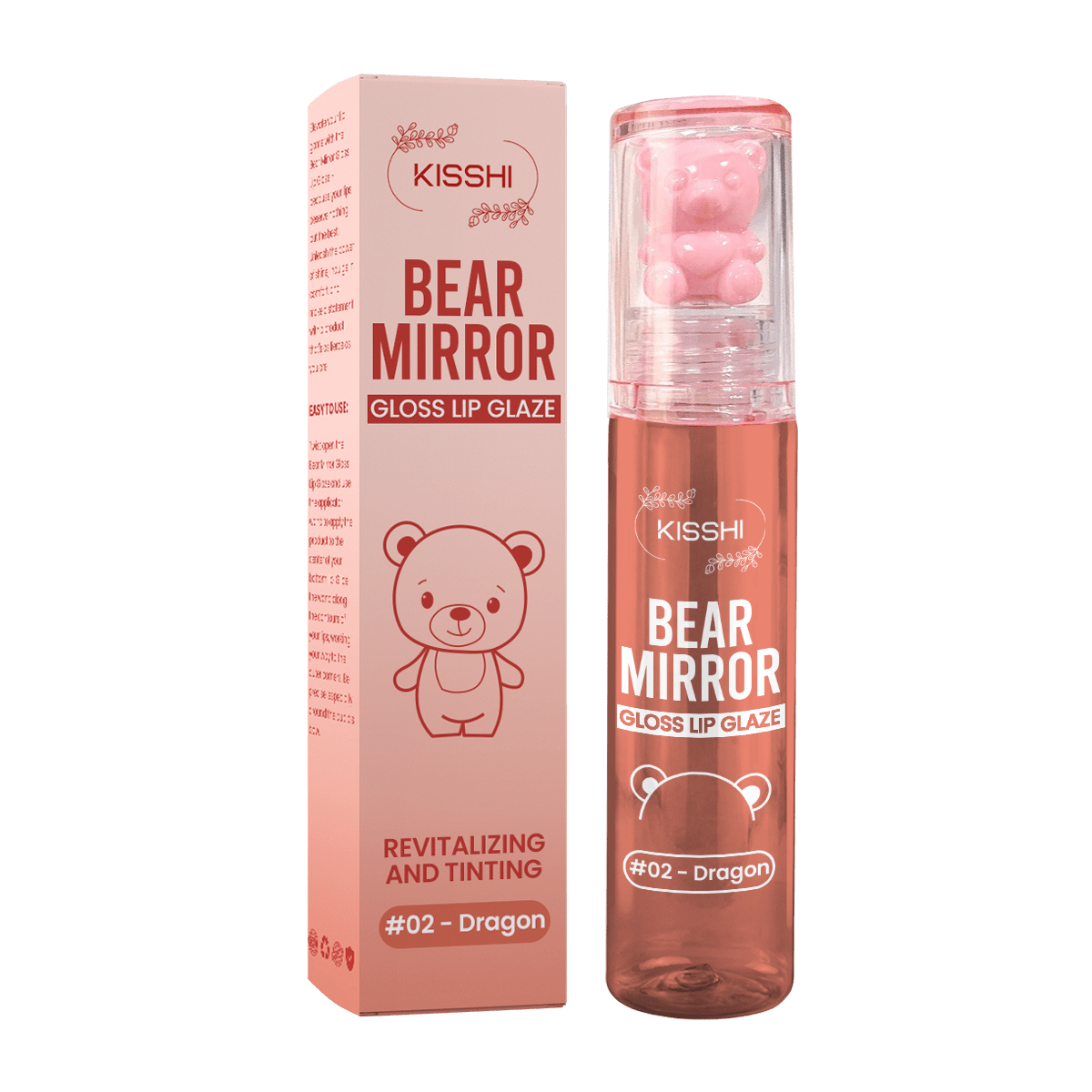 KISSHI™ Bear Mirror Gloss Lip Glaze