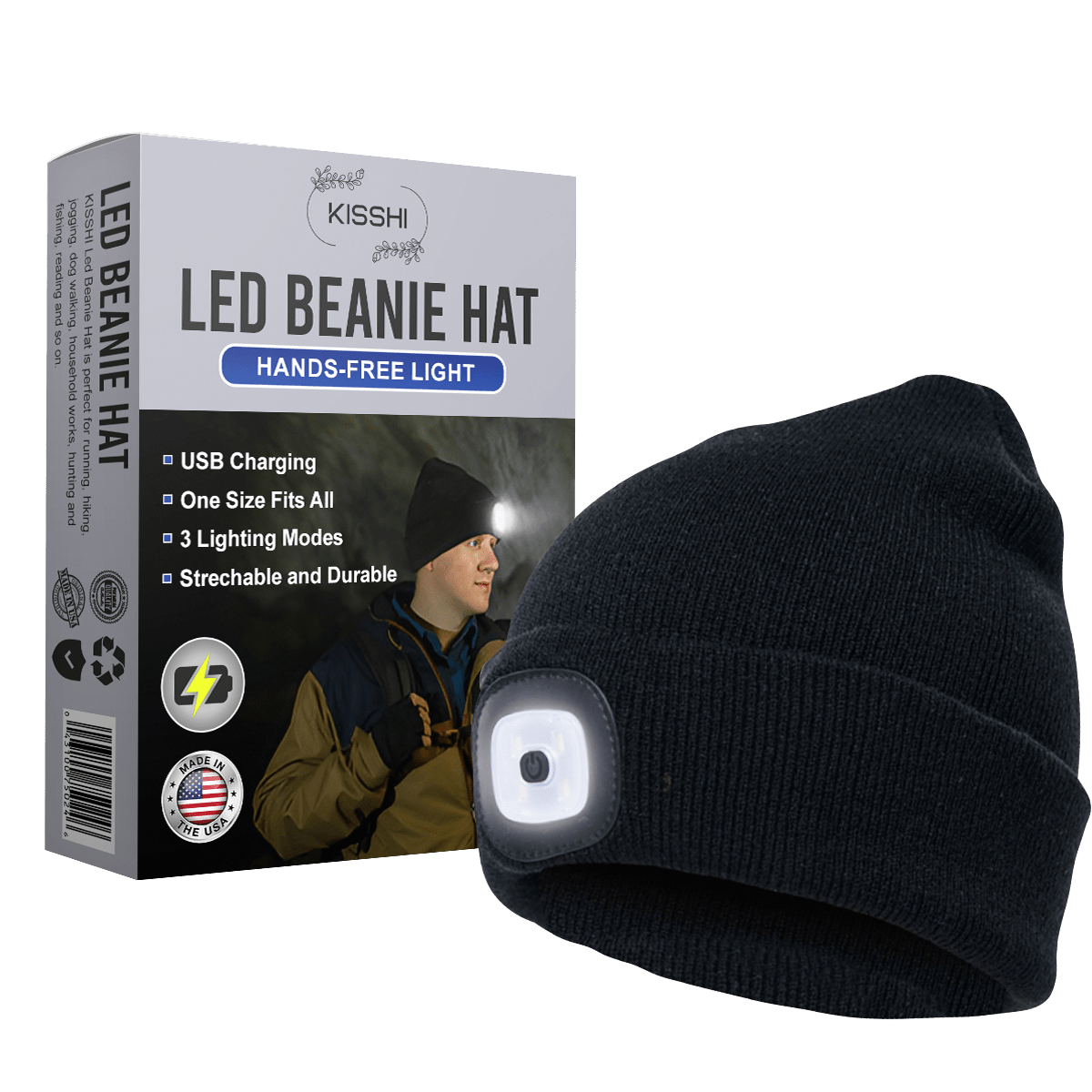 KISSHI LED Beanie Hat