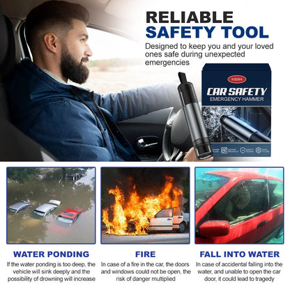 KISSHI™ Car Safety Emergency Hammer